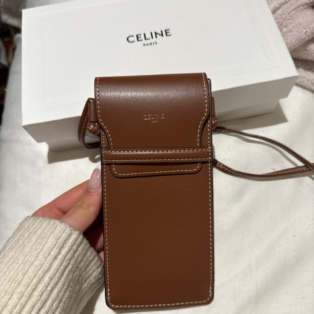 Celine leather pouch